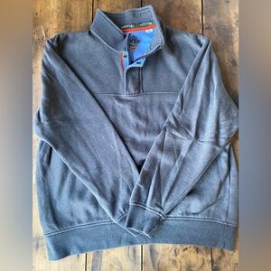 Orvis Men's Charcoal Zip Up Sweater